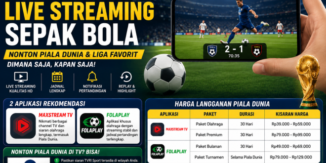 Download APK Live Streaming Sepak Bola